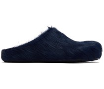 Navy Sabot Loafers