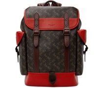 Brown & Red Hitch Backpack