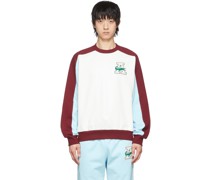 White Lacoste Edition Cotton Sweatshirt