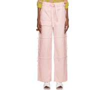 Pink Fringe Jeans