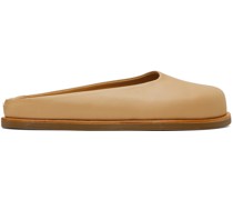 Beige LM02 Slip-On Loafers