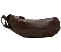 Burgundy Large Soft Croissant Bag