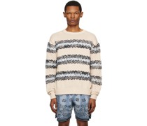 Beige Baja Bandana Sweater