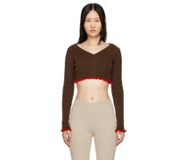 Brown & Red 'La Maille Santon' Sweater