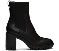 Black Shiloh High Ankle Boots