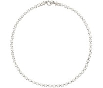 Silver Crystal Choker