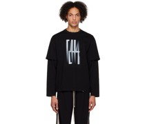 Black 'Winter Voyage' Long Sleeve T-Shirt
