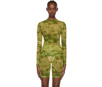 SSENSE Exclusive Green Nylon T-Shirt