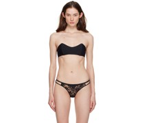 Black Charlotte Bandeau Bra