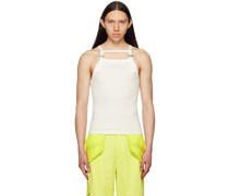 White Safety Harness Tank Top