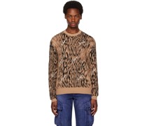 Brown Cheetah Sweater