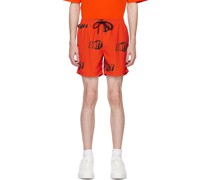Orange 'Unity' Shorts