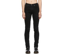 Black Seam Details Jeans