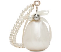 Off-White Micro Pearl Egg Bag