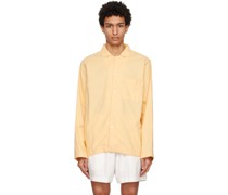 Yellow Oversized Pyjama Shirt