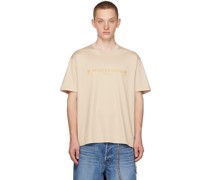 Beige Printed T-Shirt