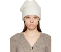 Off-White Rolled Beanie