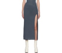Blue Sorrento Midi Skirt