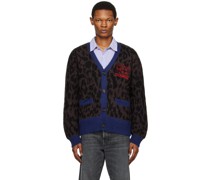 Brown & Blue Carnivore II Cardigan