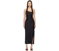 Black Ula Midi Dress