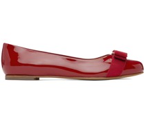 Red Varina Ballerina Flats