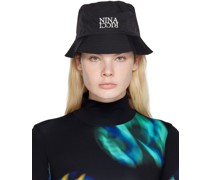 Black Water-Repellent Bucket Hat