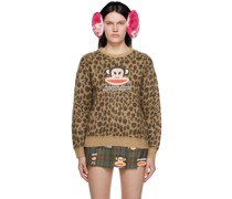 Tan Paul Frank Leopard Sweater