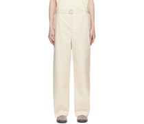 Off-White Seamless Belted Trousers