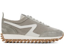Gray Retro Runner Sneakers