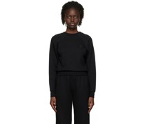 Black Shrunken Sweatshirt