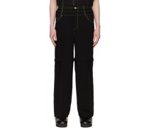 Black Convertible Trousers
