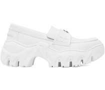 SSENSE Exclusive White Boccaccio II Loafers