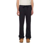 Black Drawstring Lounge Pants