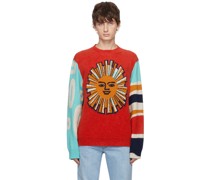 Red Intarsia Sweater