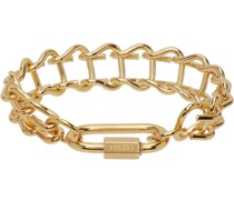 Gold Vintage Link Bracelet