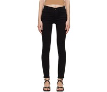 Black 'Le High Skinny' Jeans