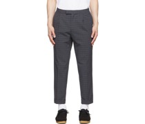 Grey Polyester Trousers