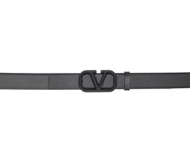 Black VLogo Signature Belt