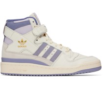 White & Purple Forum 84 Sneakers