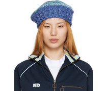 Blue & Green Spiral Beret