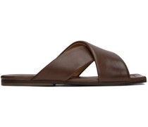 Brown Spatola Sandals