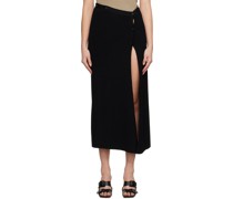 Black Augusta Maxi Skirt