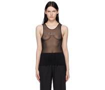 Black Crystal Tank Top