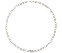 Silver Unity Curb Chain Necklace