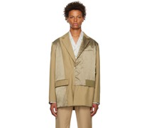 Khaki Layered Blazer
