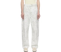 Off-White Twisted Belted Jeans