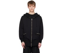 Black Zip Hoodie