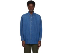 Blue Button-Up Shirt