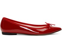 Red Patent Brigitte Ballerina Flats