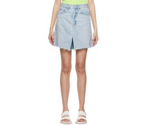 Blue Pleated Skort